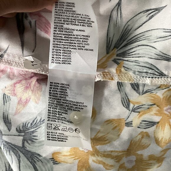 Divided Dress Womens Sz 2 Sundress Floral Zip Feminine Summer Travel Beach‎ - Picture 11 of 13